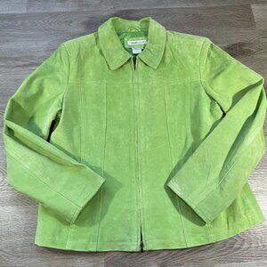 Coldwater Creek Leather Jacket Size L